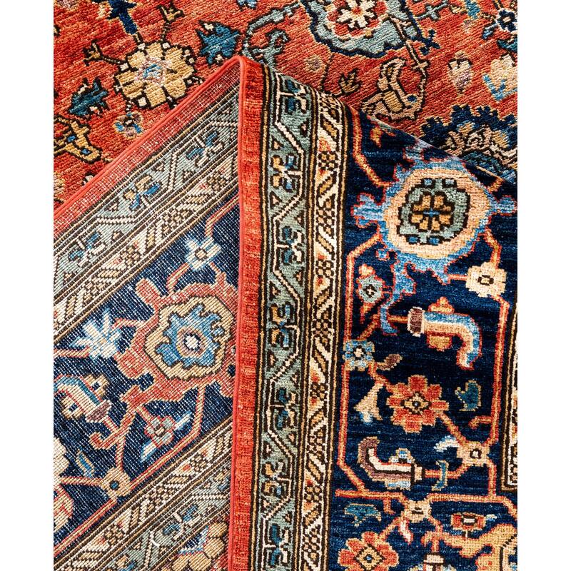 Serapi One-of-a-Kind Hand-Knotted Area Rug - Red - 8' 11" x 11' 10"