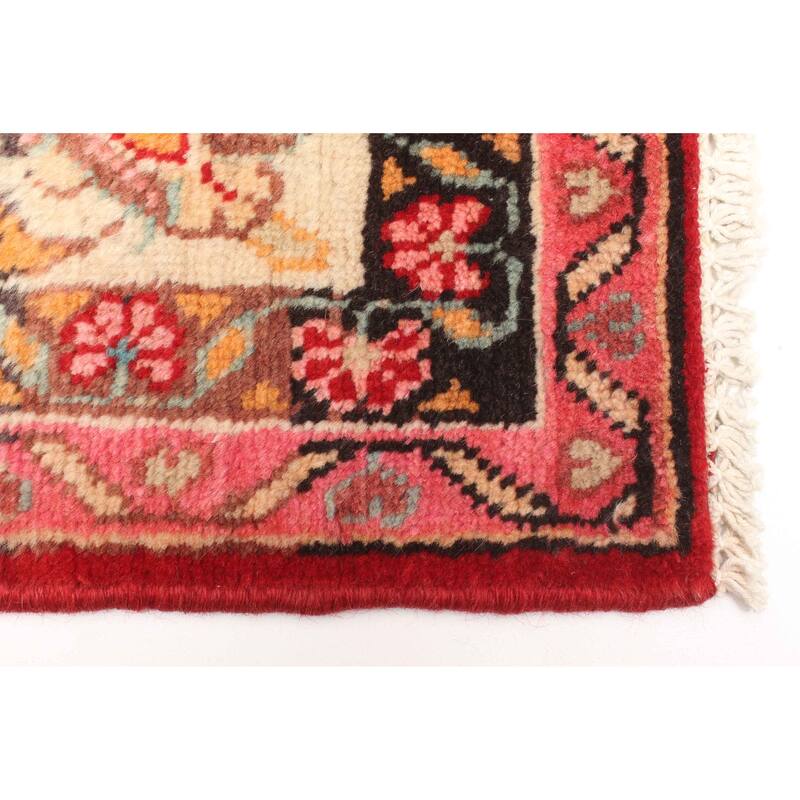 ECARPETGALLERY Hand-knotted Kayseri Beige Wool Rug - 4'3 x 7'3