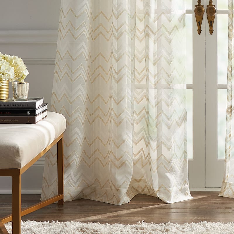 KARL LAGERFELD PARIS Simone Curtain Panel Pair