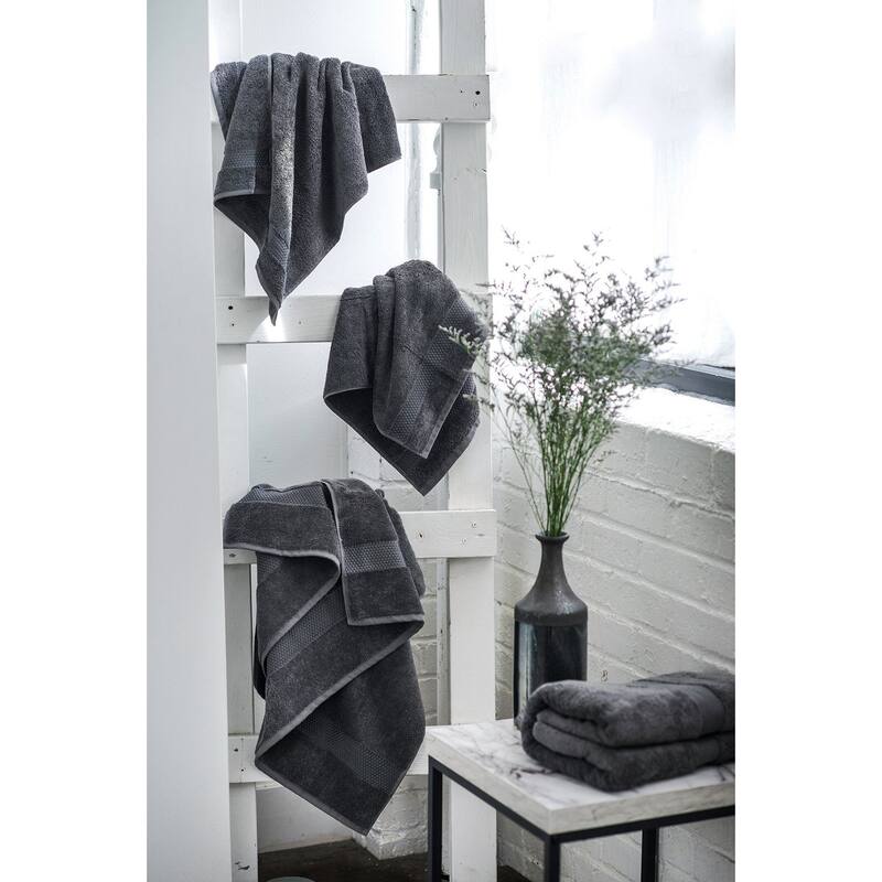Lincove Set of 7 Luxury Towel Set - 100% Cotton, Highly Absorbent, and Eco-Friendly