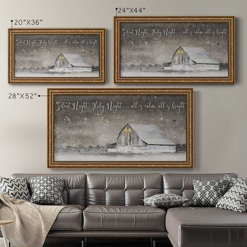 Silent Night Premium Framed Canvas- Ready to Hang