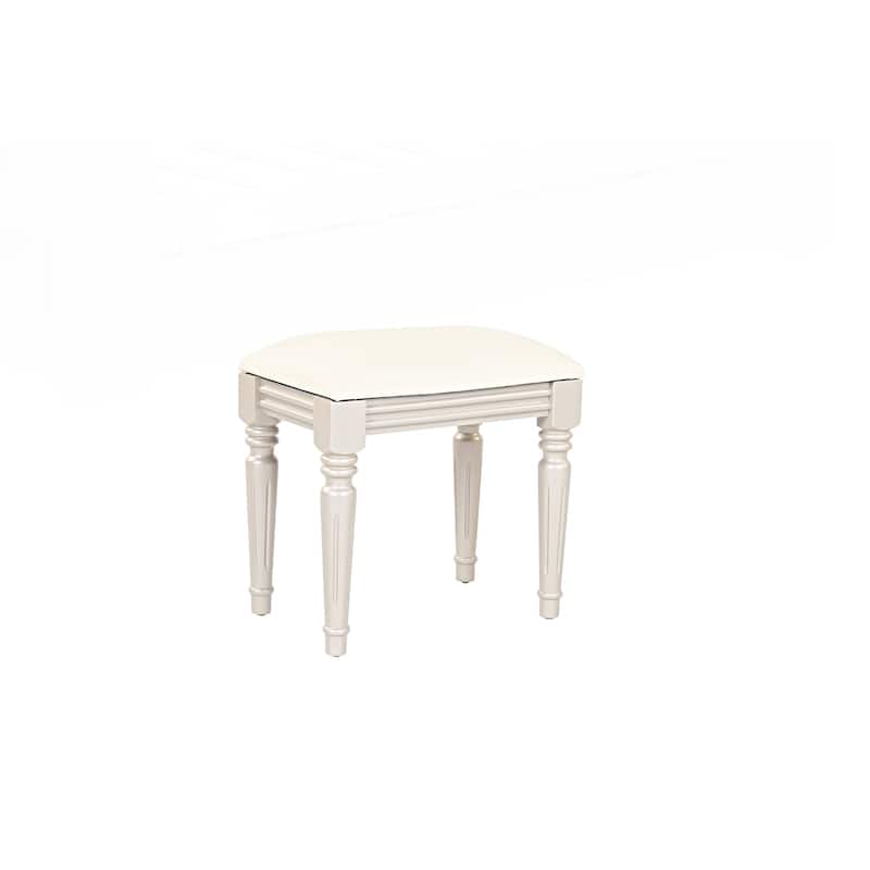 Luxury Vanity Desk with Round Mirror