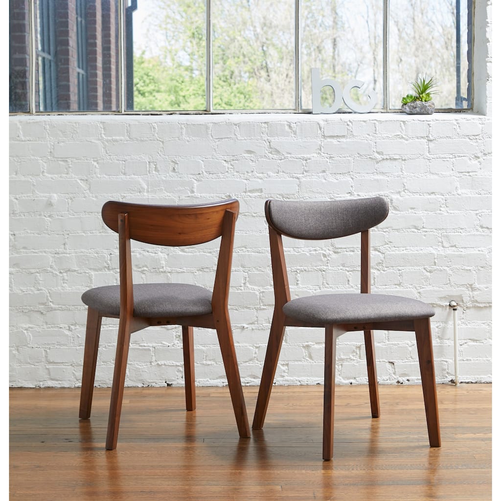 Rye Studio Kirkwood American Walnut Mid-century Dining Chair (Set of 2)