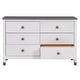 preview thumbnail 6 of 7, Wooden Storage Dresser with 6 Drawers