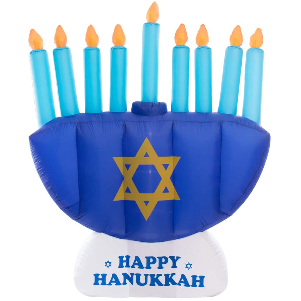 Giant Hanukkah Inflatable Menorah