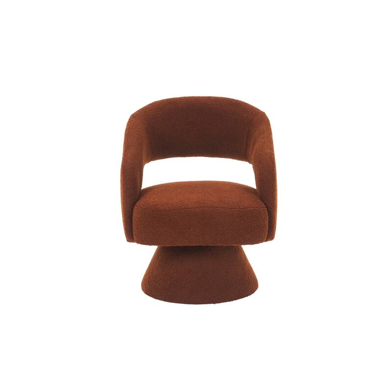 Swivel Accent Chair, Modern Luxury Accent Chair, Comfy Round Armchiars, 360 Degree Swivel Barrel Chairs for Living Room