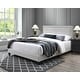 preview thumbnail 9 of 14, Copper Grove Ausert Upholstered Platform Bed Beige - Queen