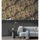preview thumbnail 8 of 22, Cassia Peacock Non-Pasted Wallpaper - Covers 56 Square Feet