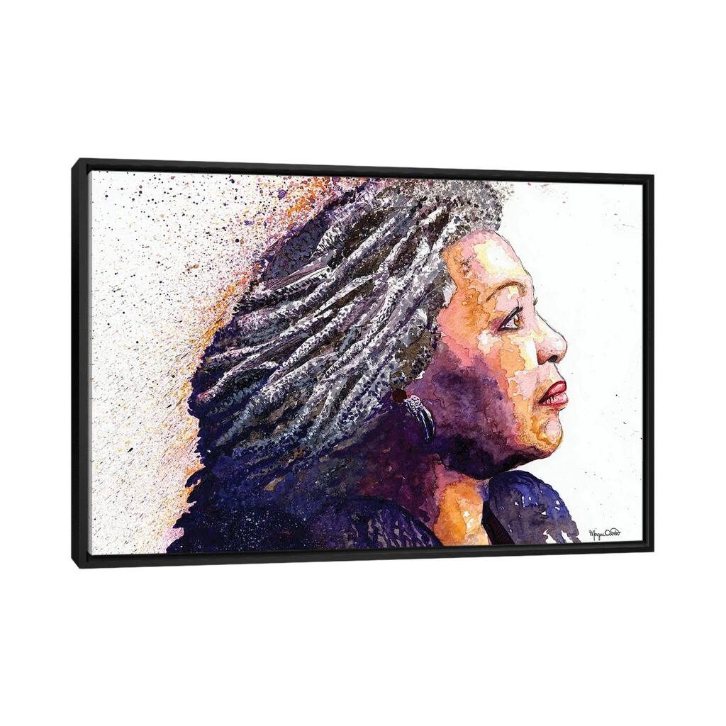 iCanvas "Toni Morrison" by Morgan Overton Framed Canvas Print