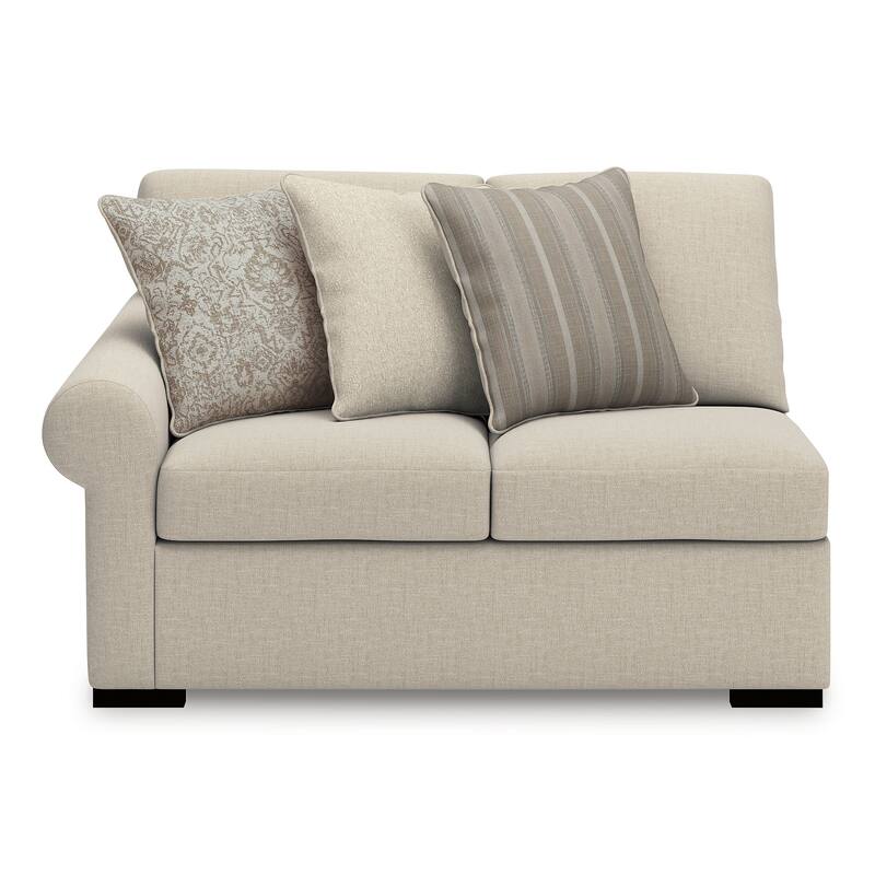Signature Design by Ashley LadyMae Beige 5-Piece Sectional with Chaise