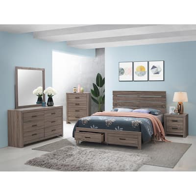 Brantford Storage Bedroom Set Barrel Oak