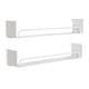 preview thumbnail 38 of 40, Carson Carrington Lacktorp Modern Wall Shelf (Set of 2)