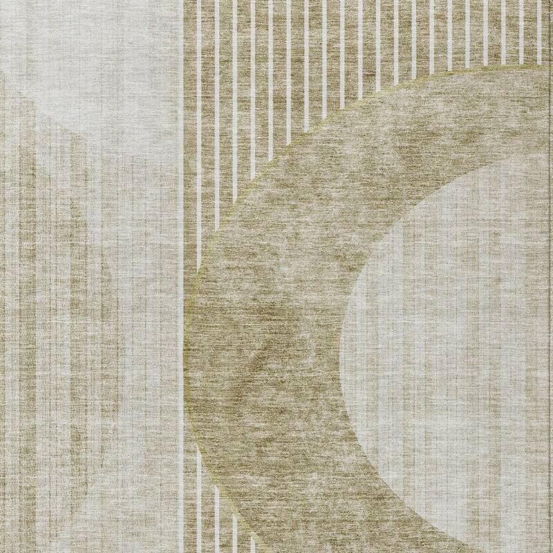 HomeRoots Geometric Transitional Rectangle Outdoor Rug