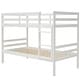 preview thumbnail 7 of 5, Wooden Twin Bunk Beds with Ladder and Safety Rail White