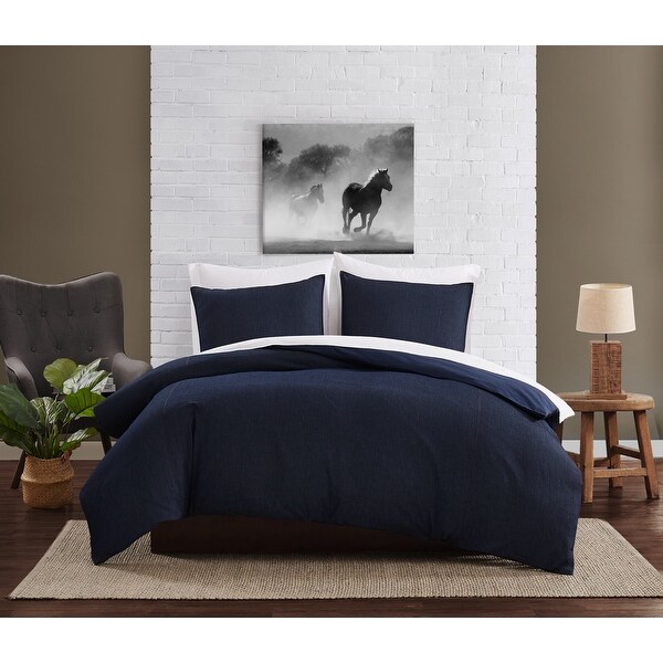 Frye Cotton Denim Comforter Set - On 