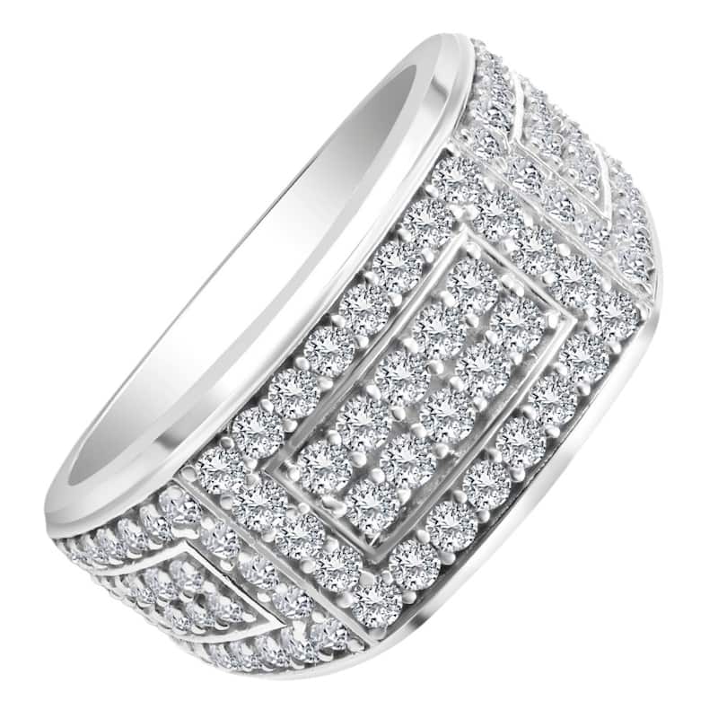 Bliss Diamond 2Ct Men's Diamond Ring in Gold Lab Grown