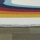 preview thumbnail 5 of 3, Mod-Tod Caroline Abstract Rainbow Kids Area Rug