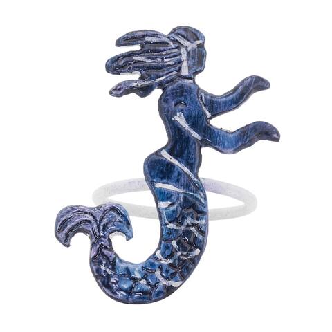 Napkin Rings with Mermaid Design (Set of 4)