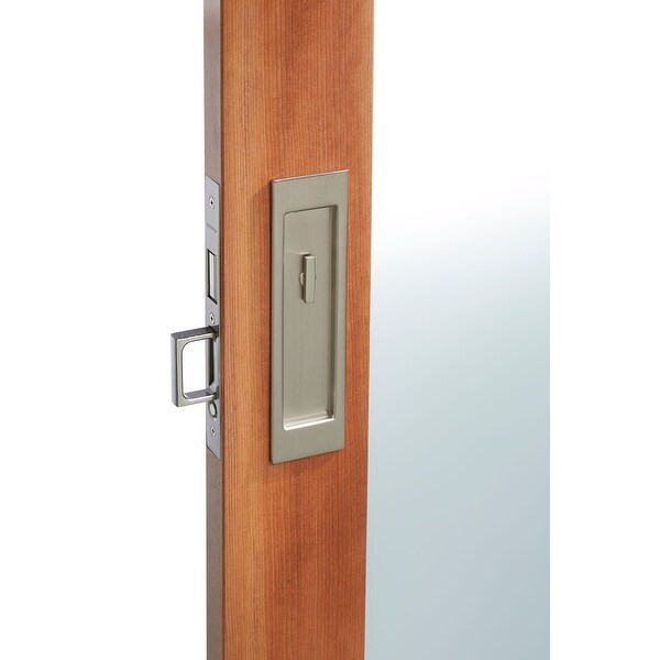 Baldwin Santa Monica Privacy Pocket Door Set with Door Pull