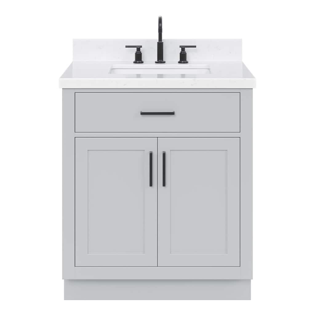 Ariel T030SCQRVO Hepburn 30" Free Standing Single Basin Vanity Set