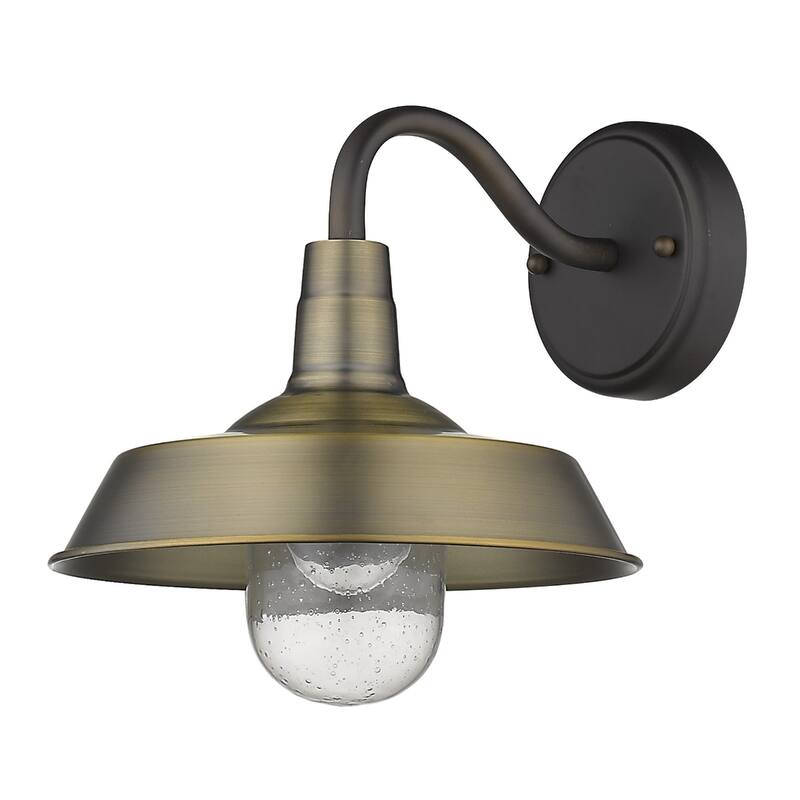 Decorative Shallow Plate Shape Wall Light for Small Spaces and Rooms - 12” x 10.25” x 10.50”