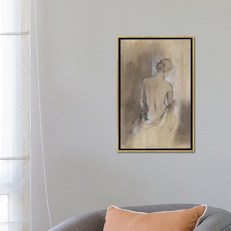 iCanvas "Contemporary Draped Figure II" by Ethan Harper Framed Canvas Print