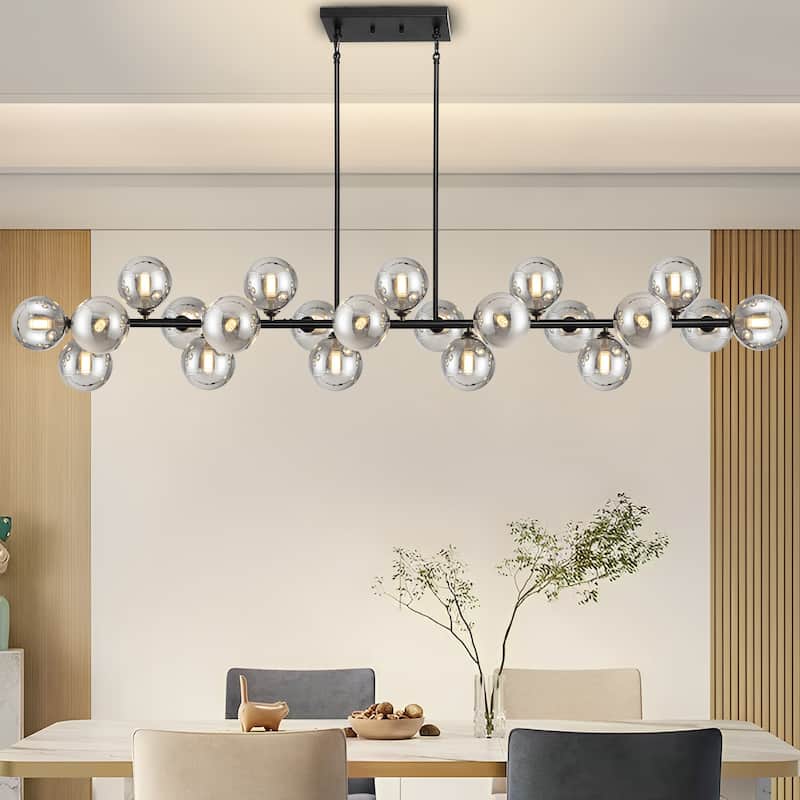 Large Kitchen Island Chandelier Modern Chandeliers for Dining Room Sputnik Chandeliers - 22-Light