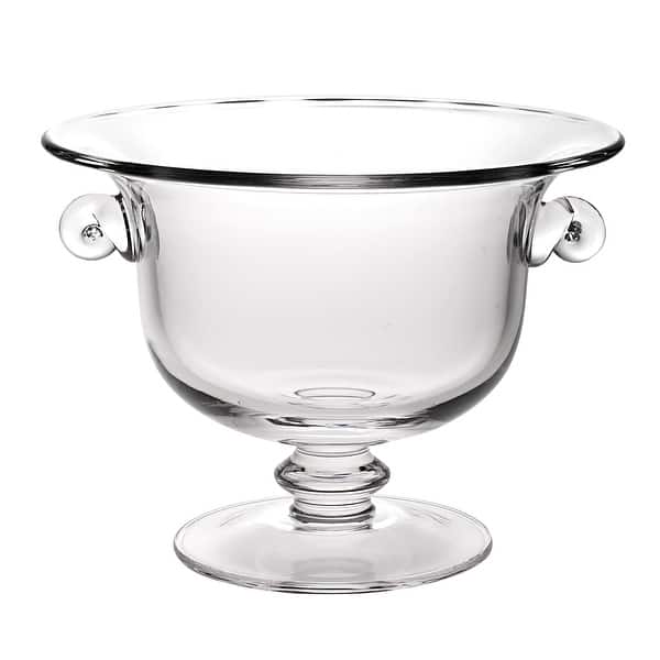 13 Mouth Blown Crystal Trophy Centerpiece Fruit Or Punchbowl 13 Mouth Blown Crystal Trophy Centerpiece Fruit Or Punchbowl
