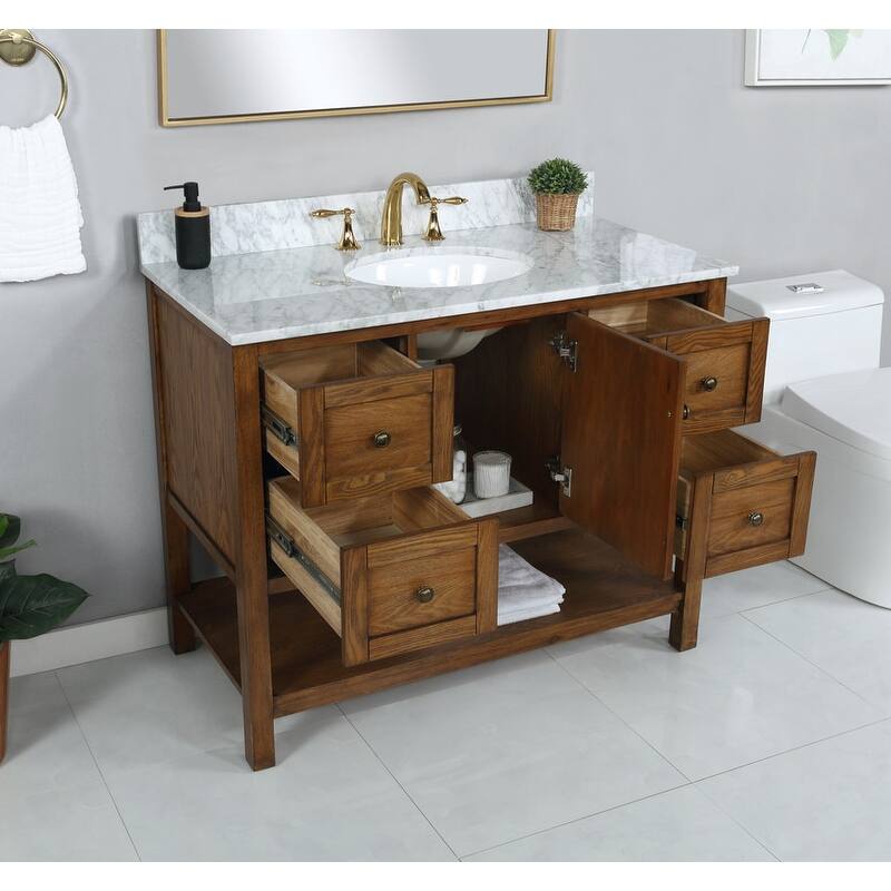 Modern 42" Single Bathroom Vanity Sink