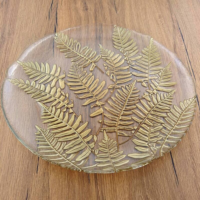 FERN Glass Charger Plate - 13"