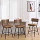 preview thumbnail 62 of 136, 26"/29" Faux Leather Swivel Counter/Bar Stools Set of 2/3