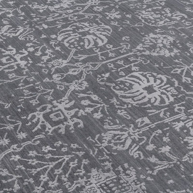 Ben Soleimani Abra New Zealand Wool and Viscose Hand-Knotted Rug