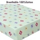 preview thumbnail 52 of 54, Polka Dot Animal Bear Friends ABC&123 Unisex Multi-color Cotton Toddler/Baby Crib Child Fitted Sheet Set (Pack of 3) - N/A
