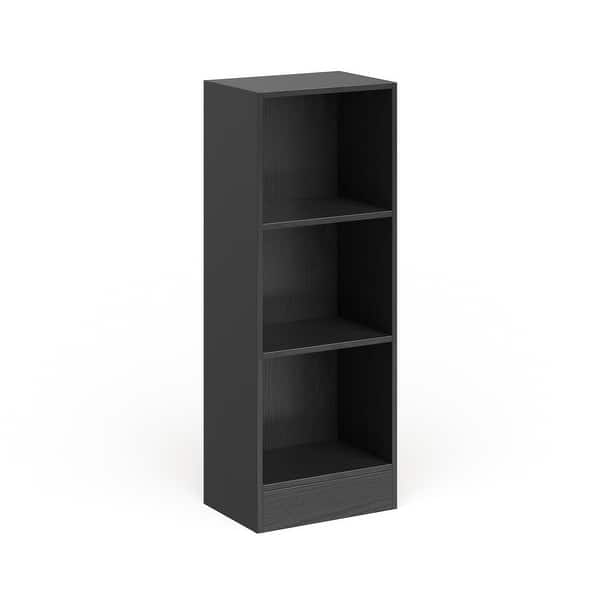 Porch Den Alethea Short Narrow 3 Shelf Bookcase Overstock 20340073
