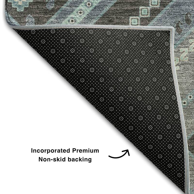 Premium Washable Super Soft Boho Global Mayfield Rug