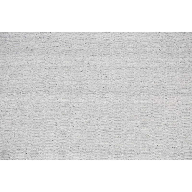 Geometric Contemporary Moroccan Oriental Wool Area Rug Hand-knotted - 4'10" x 7'7"