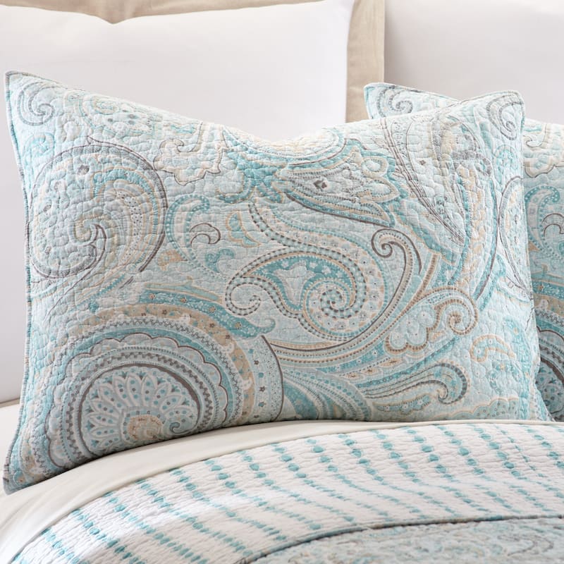 Spruce Spa Full/Queen Quilt Set - Levtex Home