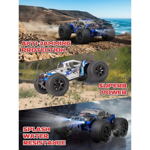 YESHIN 1:18 RC Truck - 40km/h High Speed, 4x4 Off-Road, Waterproof With 2 Batteries & 2 Shells