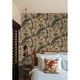 preview thumbnail 5 of 22, Cassia Peacock Non-Pasted Wallpaper - Covers 56 Square Feet