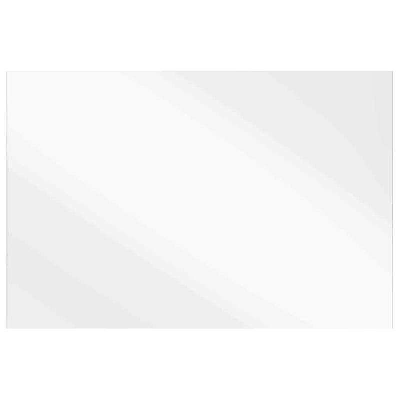 vidaXL Wall Mirror Square 15.75 x 15.75 in Tempered Glass