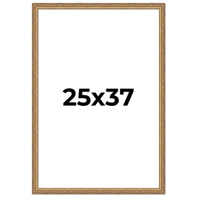 25x37 Frame Red Solid Wood Picture Frame Width 1.75 Inches | Interior Frame Depth 1 13/16 Inches