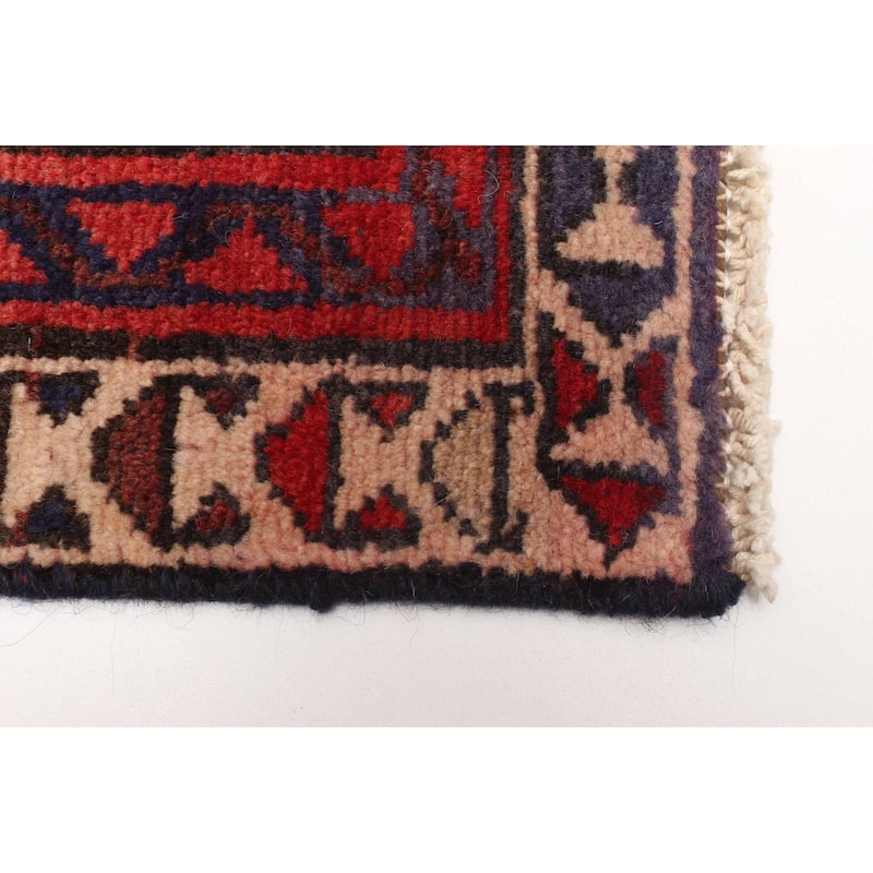 ECARPETGALLERY Hand-knotted Konya Anatolian Red Wool Rug - 3'1 x 9'7