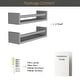 preview thumbnail 19 of 27, Wallniture Elba Wall Mounted Kids Shelves Nursery Storage Toy Organizer Wood Bookshelf, Set of 2