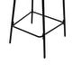 preview thumbnail 27 of 28, Hand Woven Bar Stools with Back Set of 2 Paper Rope Round Barstools with Footrest for Kitchen Island & Dining Rooms