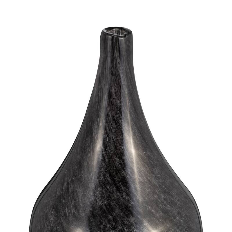 Sagebrook Home Artistic Glass Blue Ombre Abstract Vase