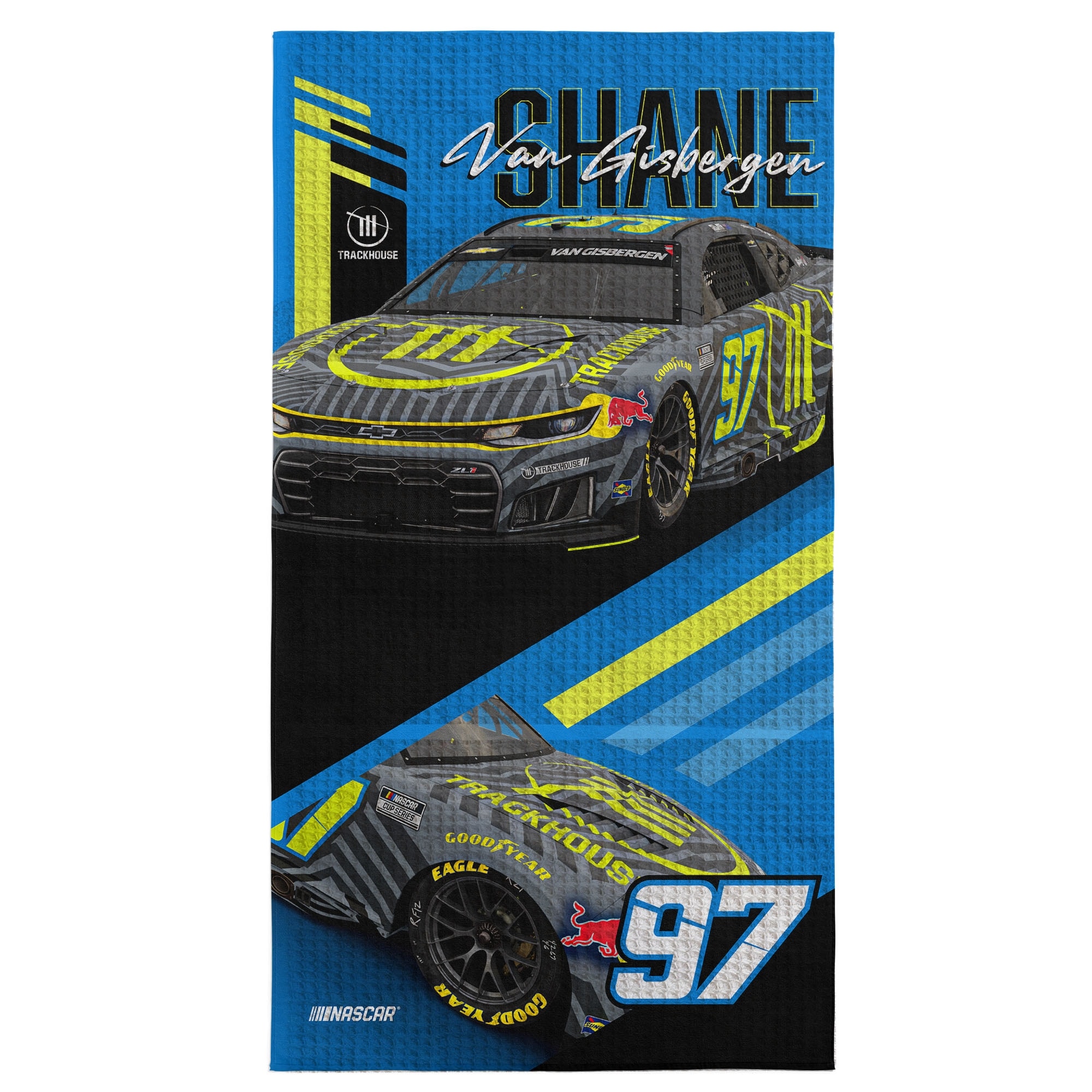 NASCAR Raising Bar Waffle Weave Beach Towel