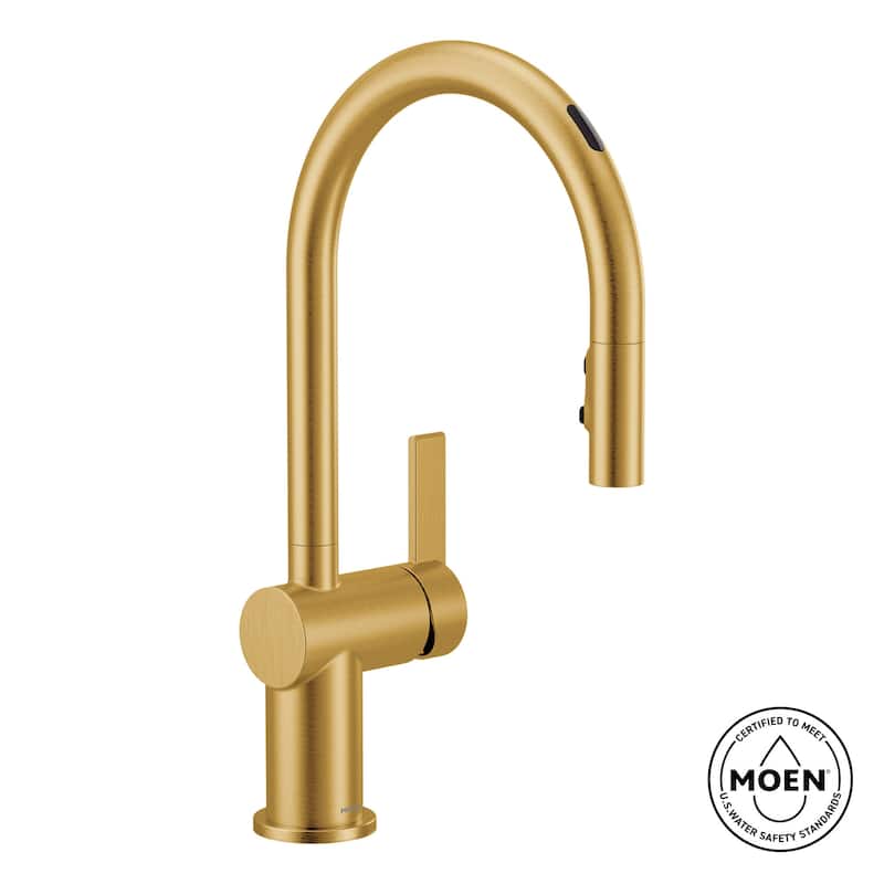 Moen 7622EV Cia 1.5 GPM Single Hole Pull Down Kitchen Faucet with