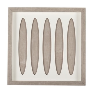 Wood Grain Silhouette IV Framed Art Print - Bed Bath