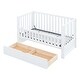 preview thumbnail 26 of 74, Convertible Crib/Full Size Bed with Drawers and 3 Height Options, Crib Only/Bed Rails and Slats for Full Size Bed