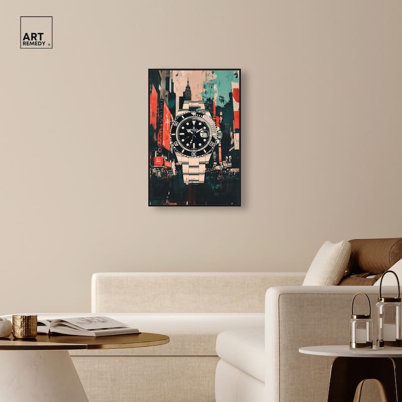 Cityscape Watch Canvas by Art Remedy